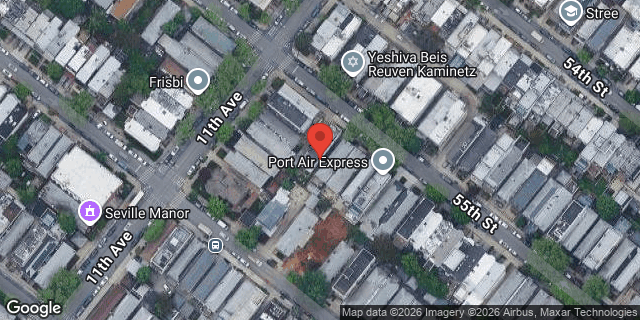 Aerial map of 1114 55 STREET, Brooklyn