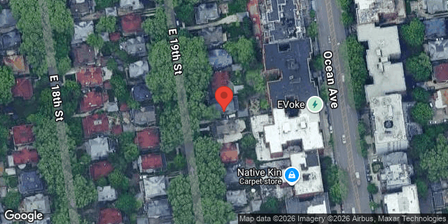Aerial map of 689 EAST 19 STREET, Brooklyn