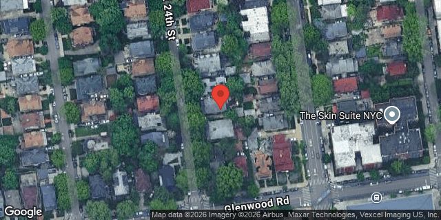 Aerial map of 681 EAST 24 STREET, Brooklyn