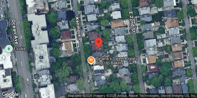Aerial map of 805 EAST 21 STREET, Brooklyn