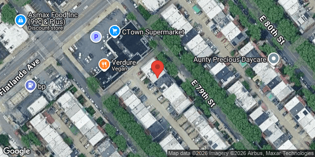 Aerial map of 932 EAST 79 STREET, Brooklyn