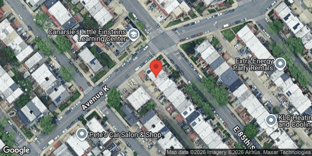 Aerial map of 1106 EAST 85 STREET, Brooklyn