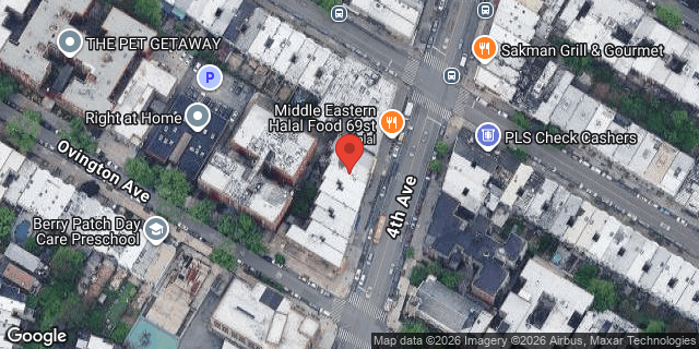 Aerial map of 6916 4 AVENUE, Brooklyn