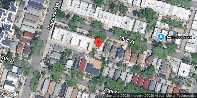 Aerial map of 80 73 STREET, Brooklyn