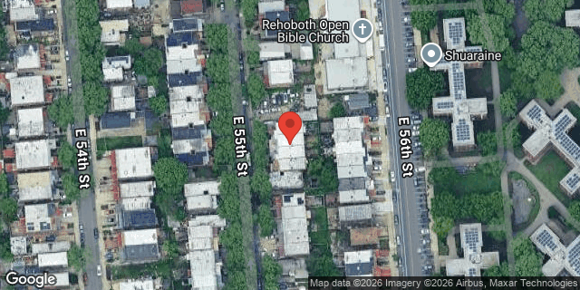 Aerial map of 941 EAST 55 STREET, Brooklyn