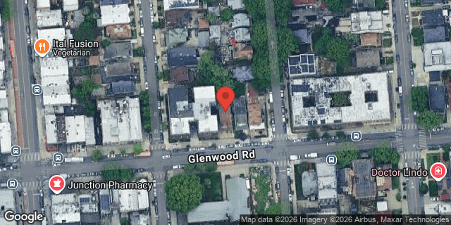 Aerial map of 3115 GLENWOOD ROAD, Brooklyn