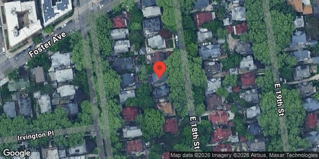 Aerial map of 670 EAST 18 STREET, Brooklyn