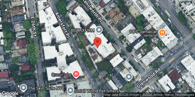 Aerial map of 50 KENILWORTH PLACE, Brooklyn