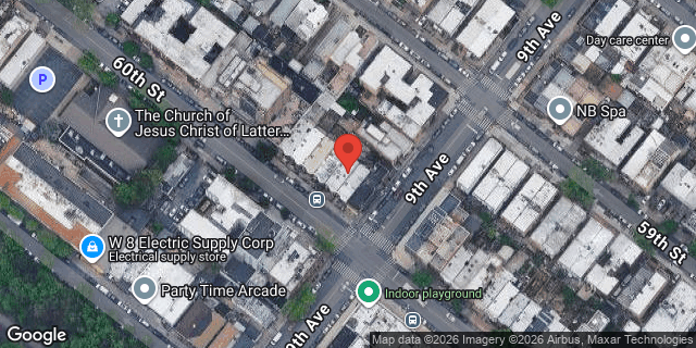 Aerial map of 877 60 STREET, Brooklyn