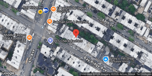 Aerial map of 421 BAY RIDGE AVENUE, Brooklyn