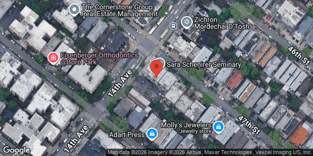 Aerial map of 1408 47 STREET, Brooklyn