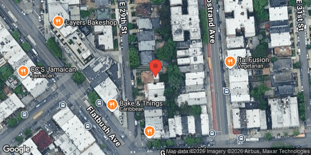 Aerial map of 667 EAST 29 STREET, Brooklyn