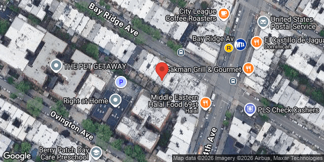 Aerial map of 372 BAY RIDGE AVENUE, Brooklyn
