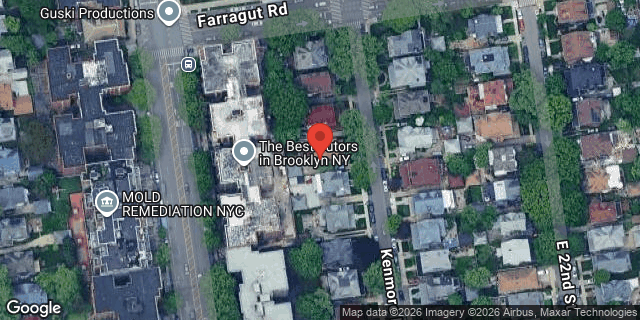 Aerial map of 768 EAST 21 STREET, Brooklyn