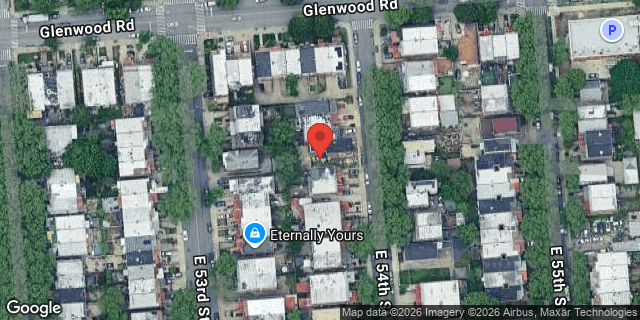 Aerial map of 952 EAST 54 STREET, Brooklyn