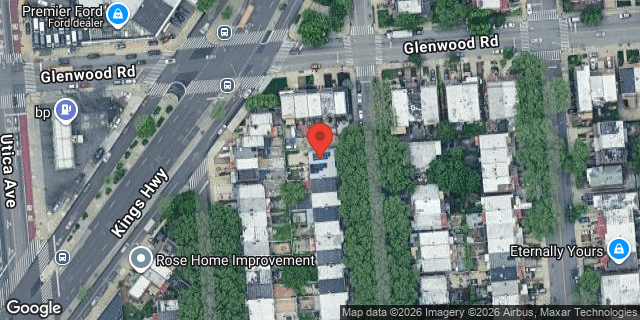 Aerial map of 1030 EAST 52 STREET, Brooklyn