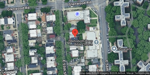 Aerial map of 915 EAST 55 STREET, Brooklyn