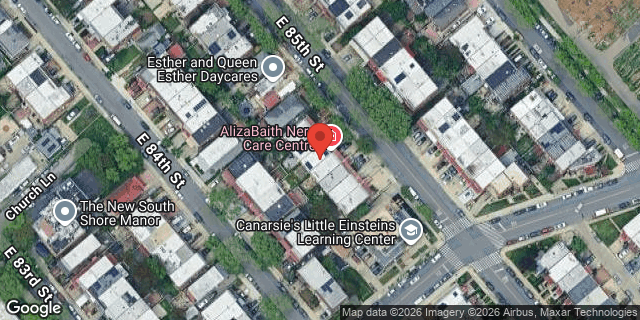 Aerial map of 1060 EAST 85 STREET, Brooklyn