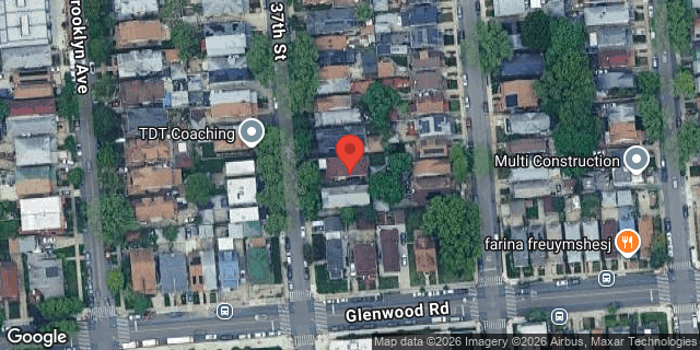 Aerial map of 899 EAST 37 STREET, Brooklyn