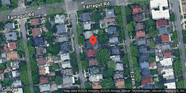 Aerial map of 621 EAST 23 STREET, Brooklyn