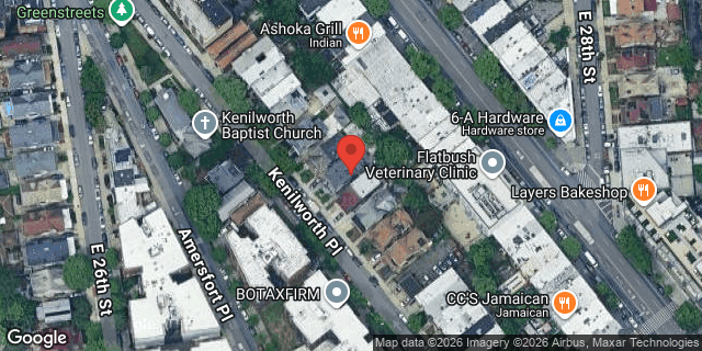 Aerial map of 37 KENILWORTH PLACE, Brooklyn