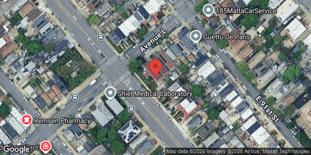 Aerial map of 9004 AVENUE L, Brooklyn