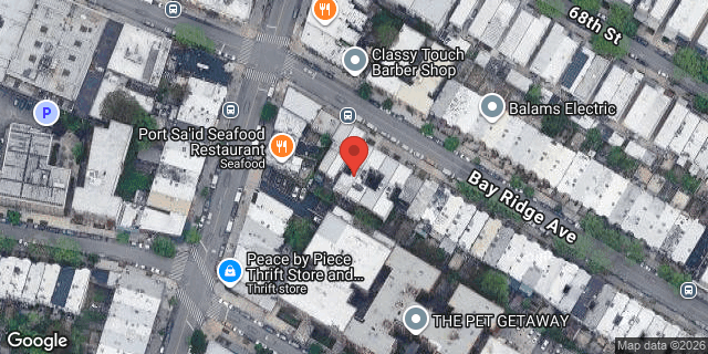 Aerial map of 318 BAY RIDGE AVENUE, Brooklyn