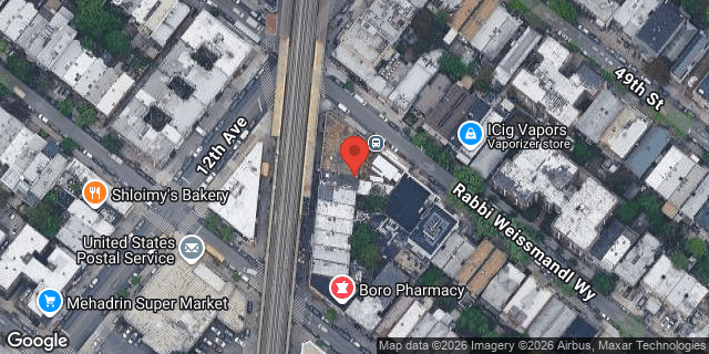 Aerial map of 5007 NEW UTRECHT AVENUE, Brooklyn