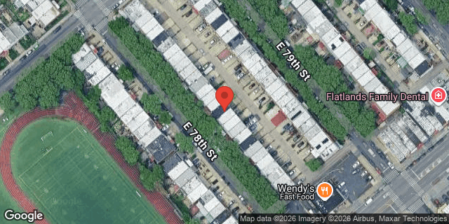 Aerial map of 735 EAST 78 STREET, Brooklyn