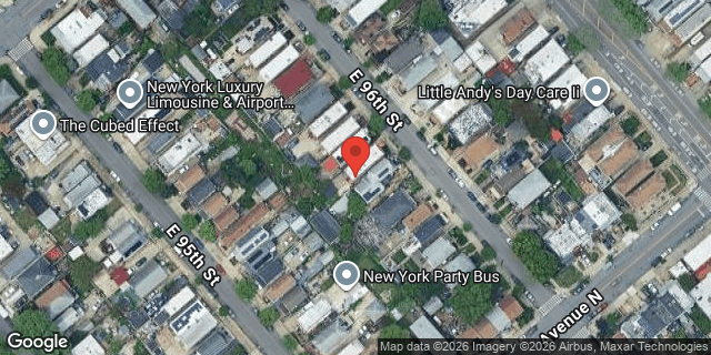 Aerial map of 1534 EAST 96 STREET, Brooklyn