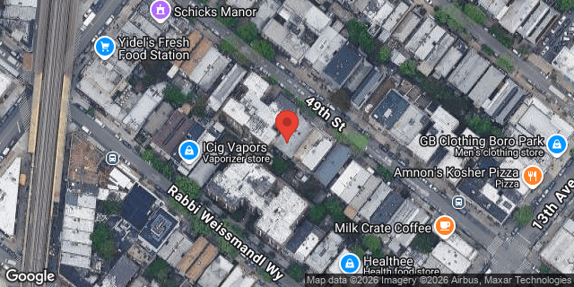 Aerial map of 1242 49 STREET, Brooklyn