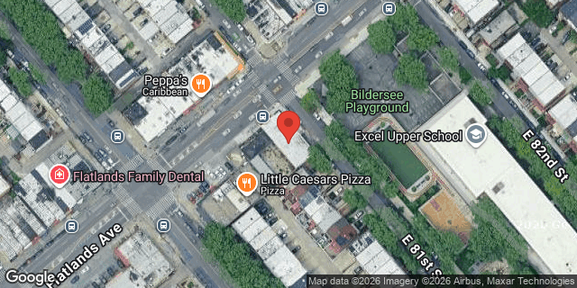 Aerial map of 8020 FLATLANDS AVENUE, Brooklyn