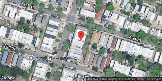 Aerial map of 7107 NARROWS AVENUE, Brooklyn