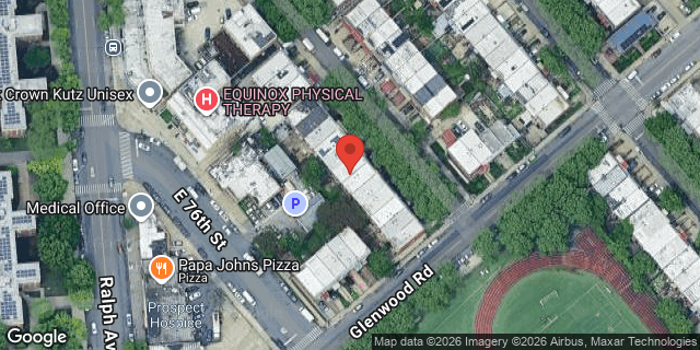 Aerial map of 676 EAST 77 STREET, Brooklyn
