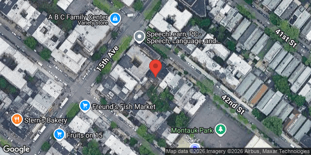 Aerial map of 1514 42 STREET, Brooklyn