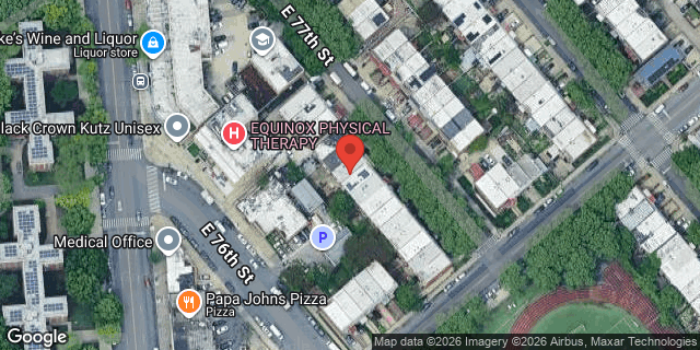 Aerial map of 670 EAST 77 STREET, Brooklyn