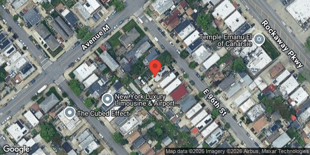 Aerial map of 1506 EAST 96 STREET, Brooklyn