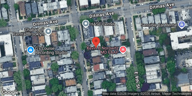 Aerial map of 565 EAST 8 STREET, Brooklyn