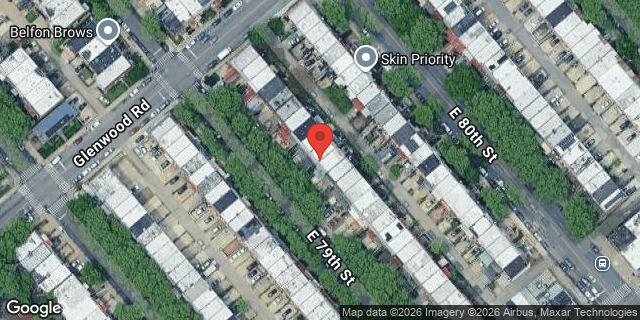 Aerial map of 719 EAST 79 STREET, Brooklyn