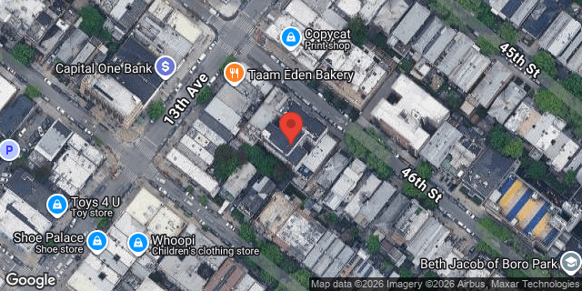 Aerial map of 1314 46 STREET, Brooklyn