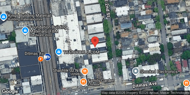 Aerial map of 612 EAST 2 STREET, Brooklyn
