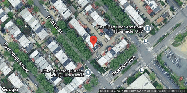 Aerial map of 1467 EAST 101 STREET, Brooklyn