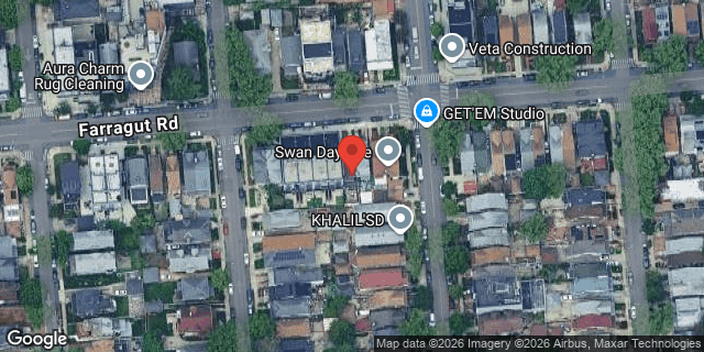 Aerial map of 3518 FARRAGUT ROAD, Brooklyn