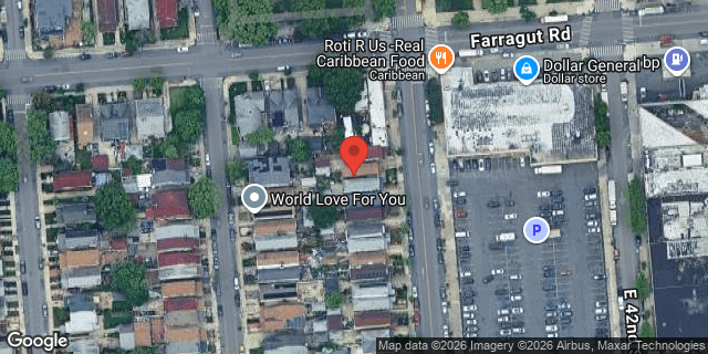 Aerial map of 1508 ALBANY AVENUE, Brooklyn