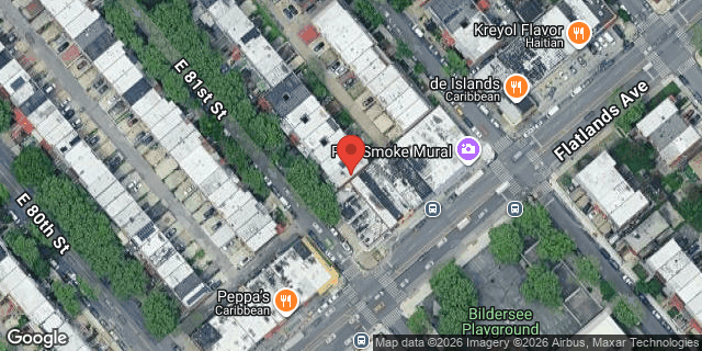 Aerial map of 763 EAST 81 STREET, Brooklyn