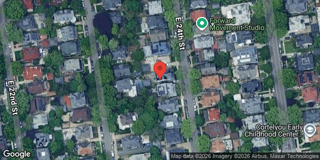 Aerial map of 522 EAST 24 STREET, Brooklyn