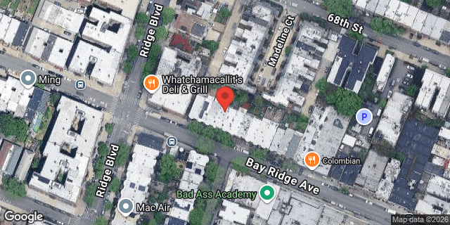 Aerial map of 221 BAY RIDGE AVENUE, Brooklyn