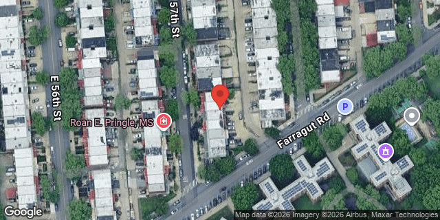 Aerial map of 671 EAST 57 STREET, Brooklyn