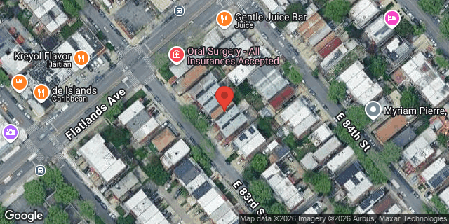 Aerial map of 919 EAST 83 STREET, Brooklyn