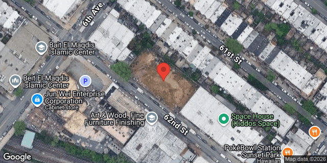 Aerial map of 617 62 STREET, Brooklyn